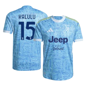 Juventus Tröja KALULU #15 2025/26 Borta Blå