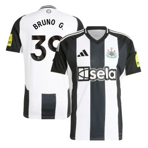 Newcastle United Tröja BRUNO G. #39 2024/25 Hemma Svart & Vitt
