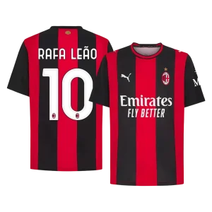 AC Milan Tröja RAFA LEÃO #10 2026/27 Hemma Röd & Svart