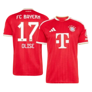 Bayern Munich Tröja OLISE #17 2026/27 Hemma Röd