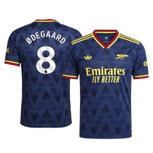 Arsenal Tröja ØDEGAARD #8 2026/27 Borta Autentisk Mörkblå