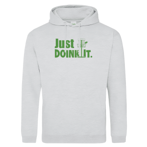 Hoodie: Just Doink It (svart eller grå)