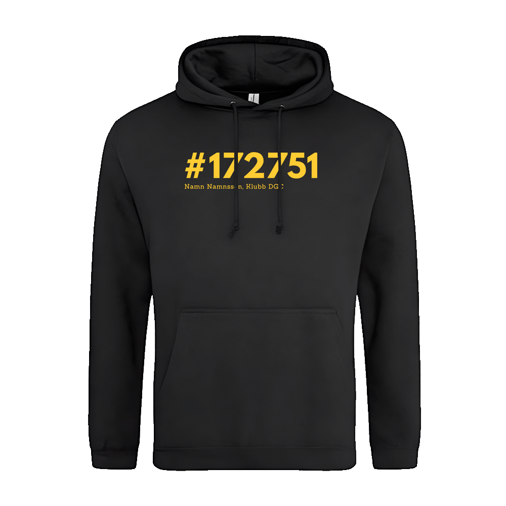 Hoodie: Ditt PDGA-nummer (anpassa motivet) - Bild 3