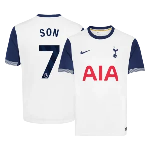 Tottenham Hotspur Tröja SON #7 2024/25 Hemma Vit