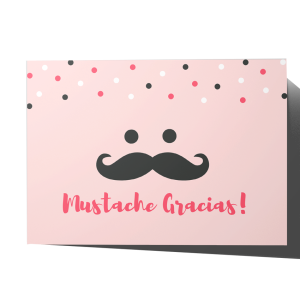 Kort: Mustache Gracias!